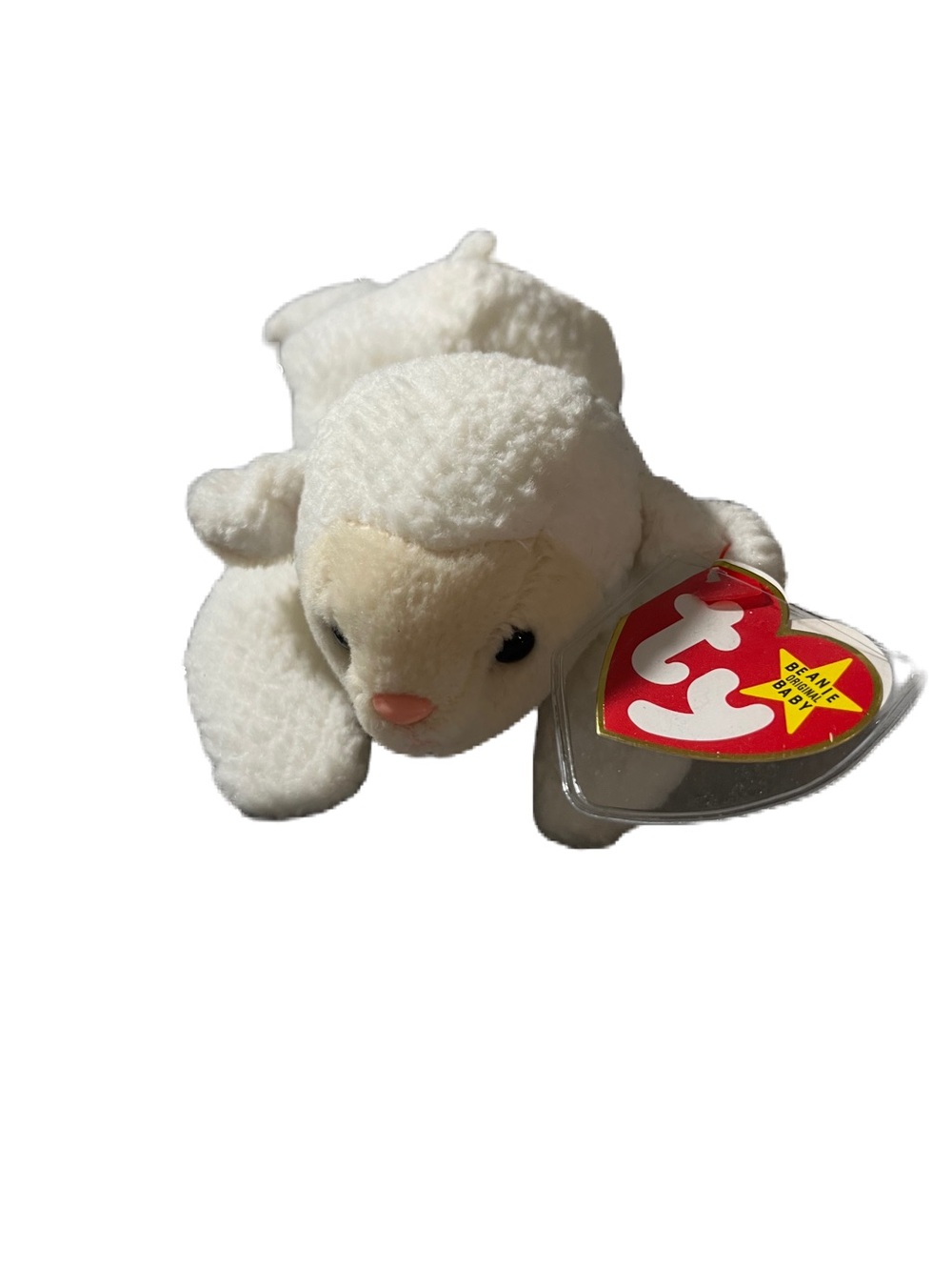Ty Beanie Baby - Fleece the Lamb - 1996 Rare & Retired, PVC Pellets - Picture 1 of 11